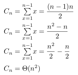 Démonstration de la complexité du pire des cas