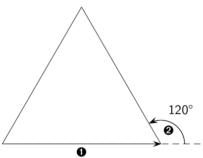 etape construction equilateral
