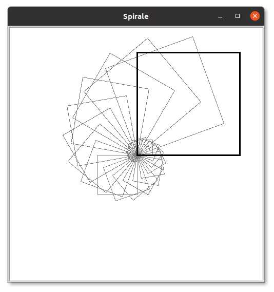 spirale de carre